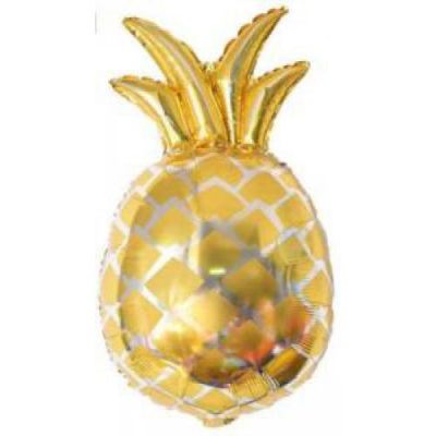 Altın Ananas Supershape Folyo Balon 80x48 cm - 1