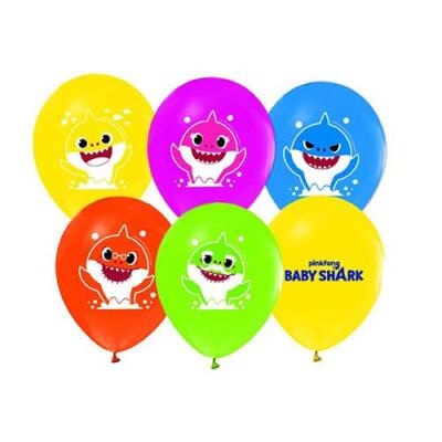 Baby Shark Balon 5'li Paket - 1