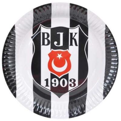 Beşiktaş Karton Tabak 8'li - 1