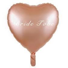 Bride To Be Baskılı Rose Gold Kalp Folyo Balon 18 inç - 1