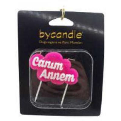 Canım Annem Pembe Mum - 1