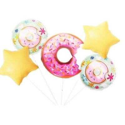 Donut Folyo Balon Seti 5'li - 1