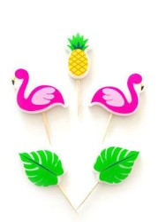 Flamingo Ananas Mum Seti 5'li - 1