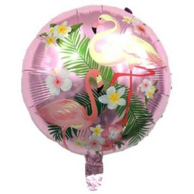 Flamingo Folyo Balon Yuvarlak 45cm - 1