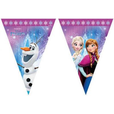 Frozen Buz Işıltısı Üçgen Flama - 1