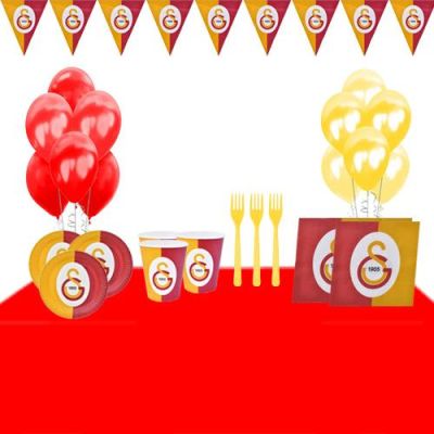 Galatasaray Ekonomik Doğum Günü Parti Seti 8 Kişilik - 1