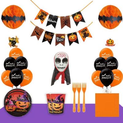 Halloween Parti Seti 8 Kişilik - 1