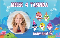 Kişiye Özel Baby Shark Kız Çocuk Köpük Baloncuk 5'li - 2