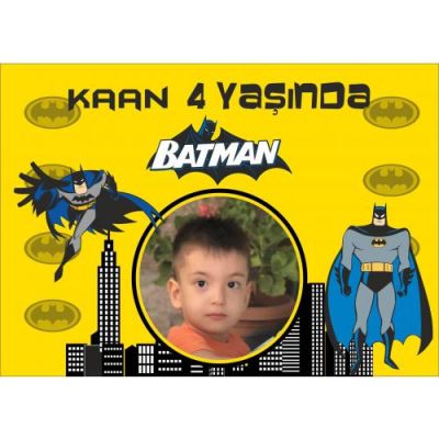 Kişiye Özel Batman Branda Afiş 50X70cm - 1