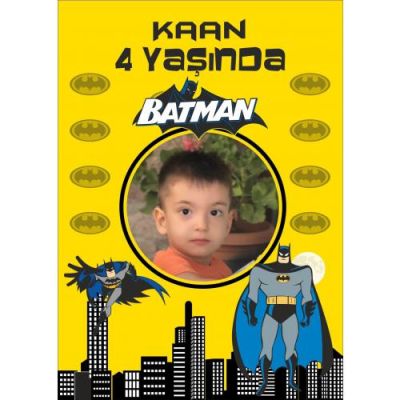 Kişiye Özel Batman Branda Afiş 50X70cm - 2