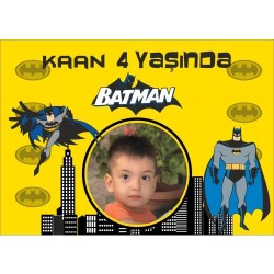 Kişiye Özel Batman Branda Afiş 70X100cm - 2