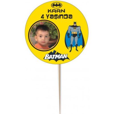 Kişiye Özel Batman Kürdan 4cm 15'li - 1