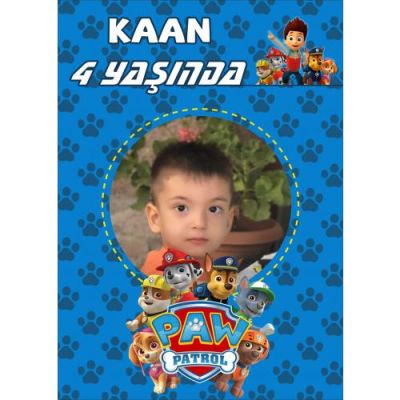 Kişiye Özel Paw Patrol Branda Afiş 70X100cm - 2