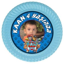 Kişiye Özel Paw Patrol Etiket 12cm - 1