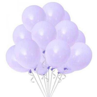 Makaron Lila Balon 10'lu Paket - 1