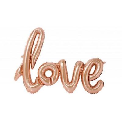 Love Rose Gold Folyo Balon - 1