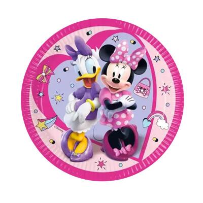 Minnie Junior Temalı Karton Tabak 23cm 8'li - 1