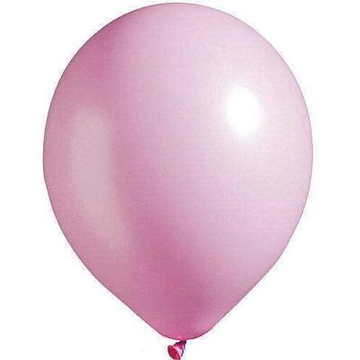 Pastel Açık Pembe Balon 10'lu Paket - 1