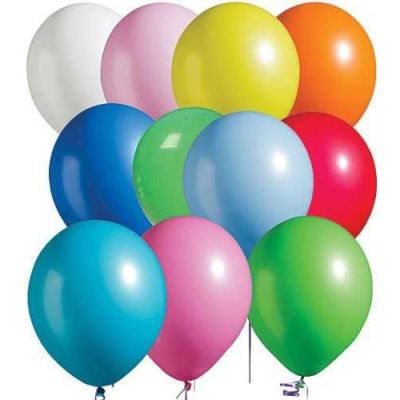 Pastel Karışık Renk Balon 100'lü Paket - 1