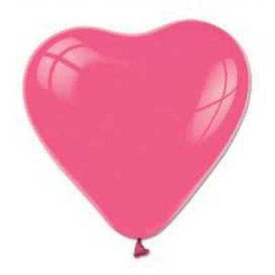 Pembe Kalp Balon 5'li Paket - 1