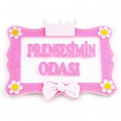 Prensesimin Odası Pembe Strafor Süs - 1