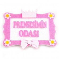 Prensesimin Odası Pembe Strafor Süs - 2