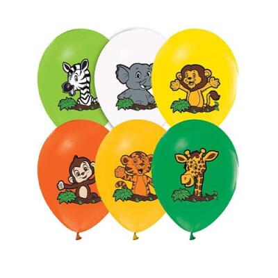 Safari Temalı Balon 5'li Paket - 1