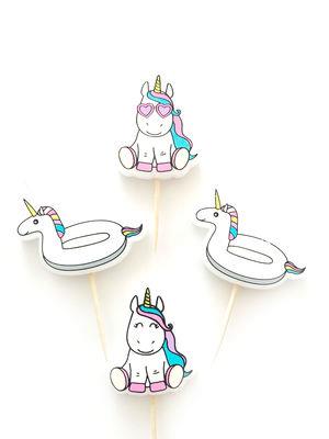 Sevimli Unicorn Mum Seti 4'lü - 1