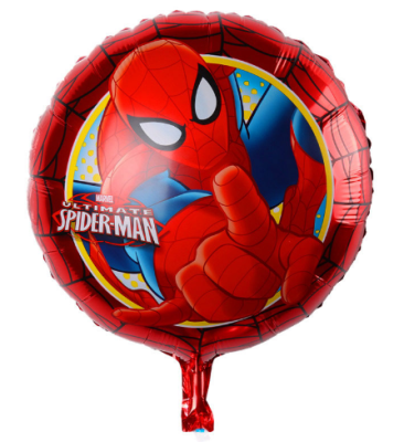 Spiderman Yuvarlak Folyo Balon 45cm - 1