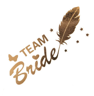 Team Bride Altın Tüylü Dövme - 1