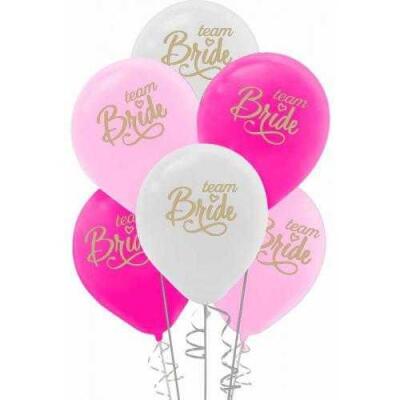 Team Bride Baskılı Karışık Balon 5'li Paket - 1