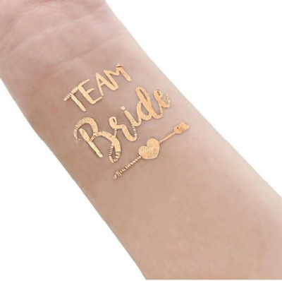 Team Bride Rose Gold Dövme 10'lu - 1