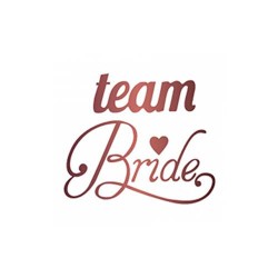 Team Bride Rose Gold Dövme - 1