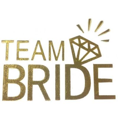 Team Bride Tek Taşlı Altın Dövme 10'lu - 1