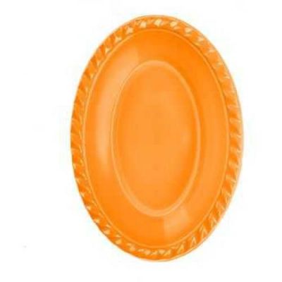 Turuncu Plastik Oval Kase 8'li - 1