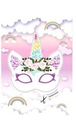 Unicorn Boyama Kitabı (Sticker ve Maske Hediyeli) - 2